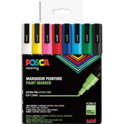 UNI POSCA Pochette 16...