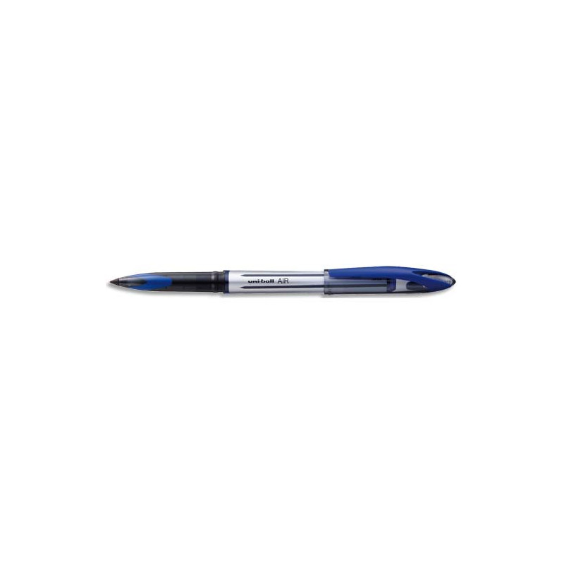 UNI-BALL Roller encre liquide Air 188 Bleu. Bille 0,7 mm. Pointe cône plastique.