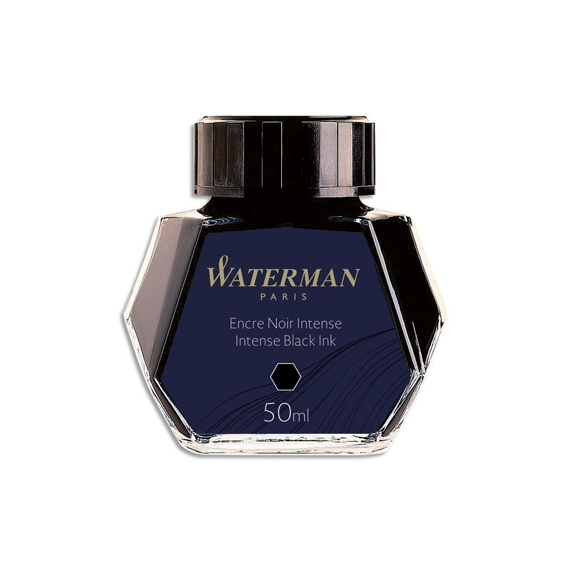 WATERMAN Flacon 50ml encre Noire intense