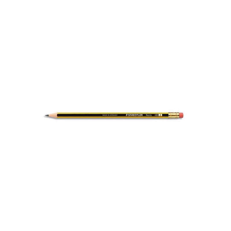 STAEDTLER Crayon graphite Gomme HB Noris 122