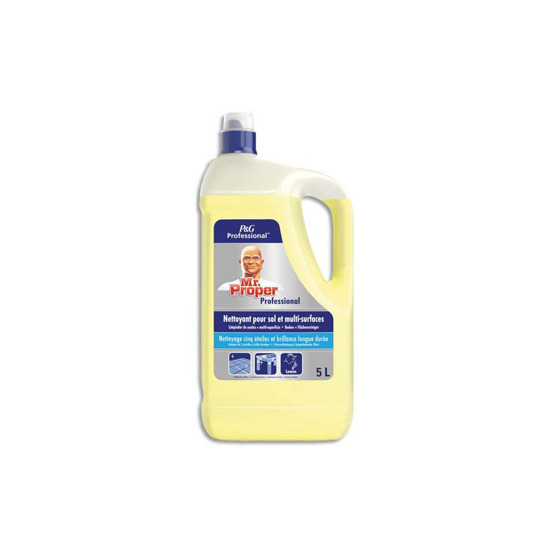 MR PROPRE Bidon de 5L Nettoyant multi-usages fraîcheur citron