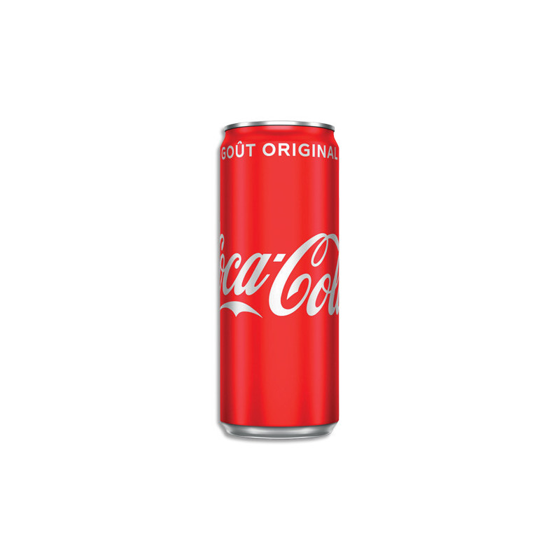 COCA-COLA Canette Slim de boisson gazeuse pétillante de 33 cl