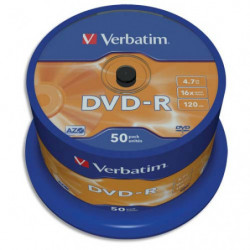 VERBATIM tour de 50 DVD-R 16x 43548