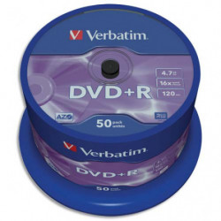 VERBATIM tour de 50 DVD+R...