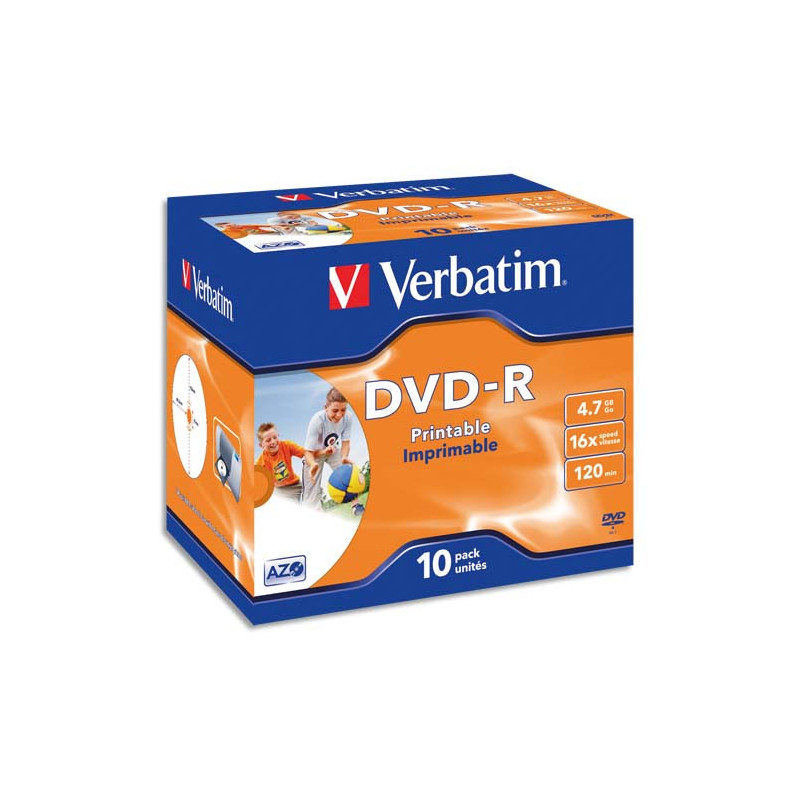 VERBATIM tour de 25 DVD+RW 4x 43489