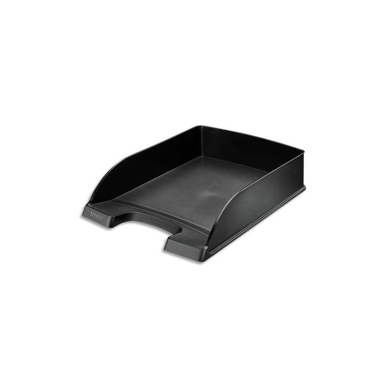 LEITZ Corbeille à courrier Leitz Plus standard - Noir - Dim L25,5 x H7 x P36 cm