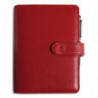 EXACOMPTA Organiseur BALTIQUE exatime 17, 1 semaine sur 2 pages, 19x15cm simili cuir Rouge