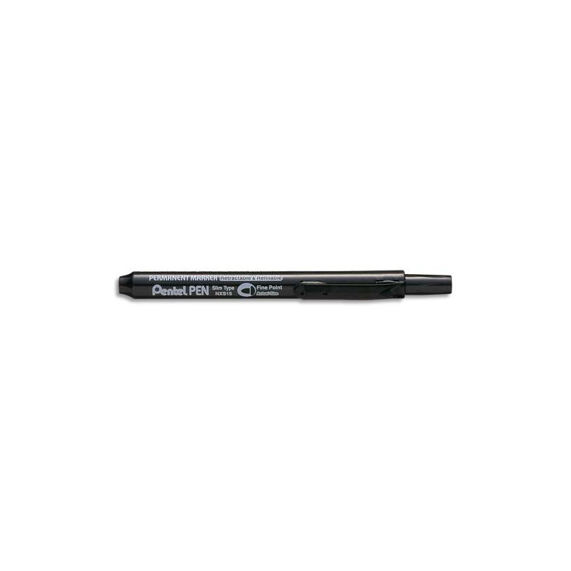 PENTEL Marqueur permanent rétractable NXS15 Noir