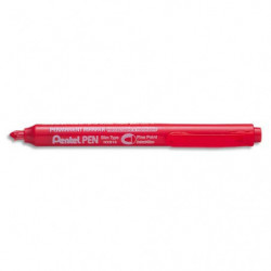 PENTEL Marqueur permanent rétractable NXS15 Rouge