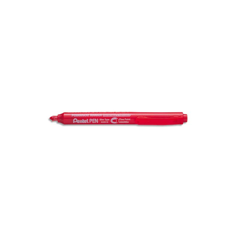 PENTEL Marqueur permanent rétractable NXS15 Rouge