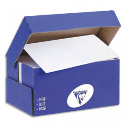 CLAIREFONTAINE Boîte de 250 enveloppes auto-adhésives 90g DL 110x220mm PAP DE