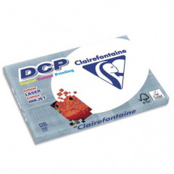 CLAIREFONTAINE Ramette de 250 feuilles papier Blanc DCP copieur, Laser, Jet d'encre couleur 120 gr A3