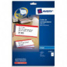 AVERY Pochette de 75 cartes de correspondance 210x99mm Quick&Clean 260g impression recto-verso