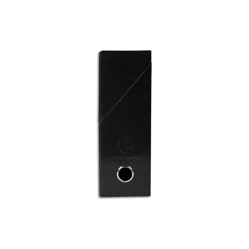 EXACOMPTA Boîte de transfert Iderama, carte lustrée pelliculée, dos 9 cm, 34x25,5 cm, coloris Noir