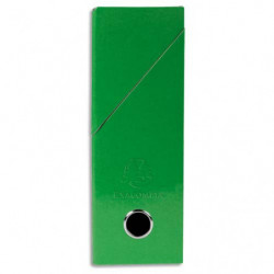 EXACOMPTA Boîte de transfert Iderama, carte lustrée pelliculée, dos 9 cm, 34x25,5cm, coloris Vert foncé
