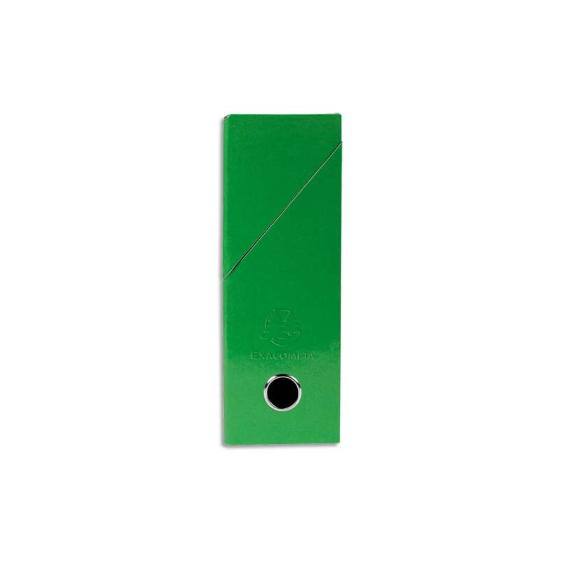 EXACOMPTA Boîte de transfert Iderama, carte lustrée pelliculée, dos 9 cm, 34x25,5cm, coloris Vert foncé