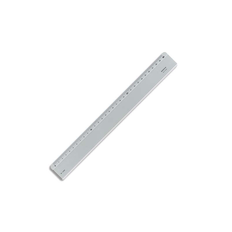 MINERVA Règle plate biseau anti-tâche en altuglas 30 cm