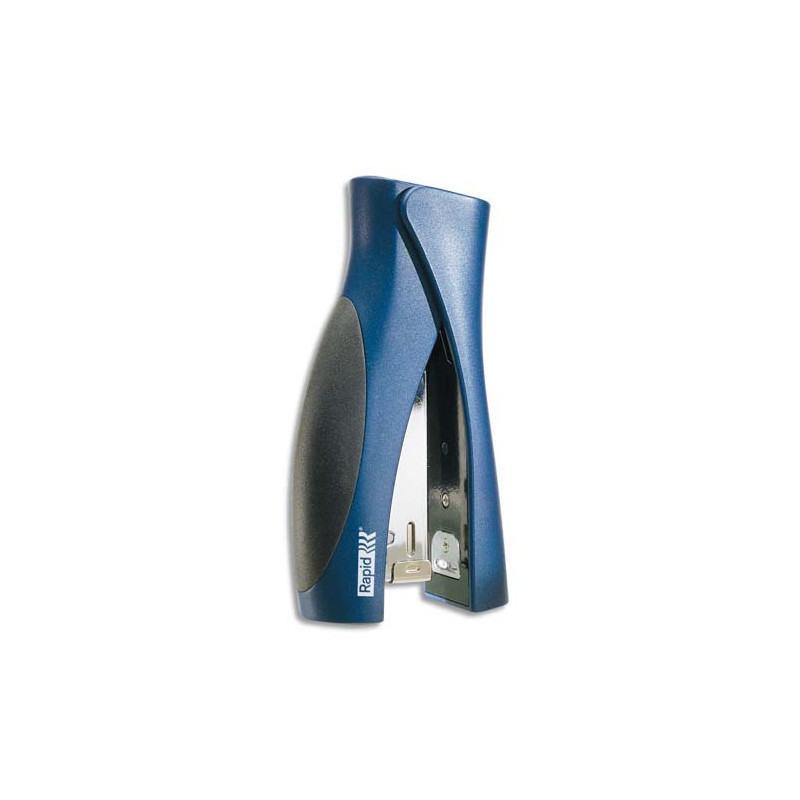 RAPID Pince agrafeuse StandUp F20. Agrafes 24/6 et 26/6. 20 feuilles. Bleu.