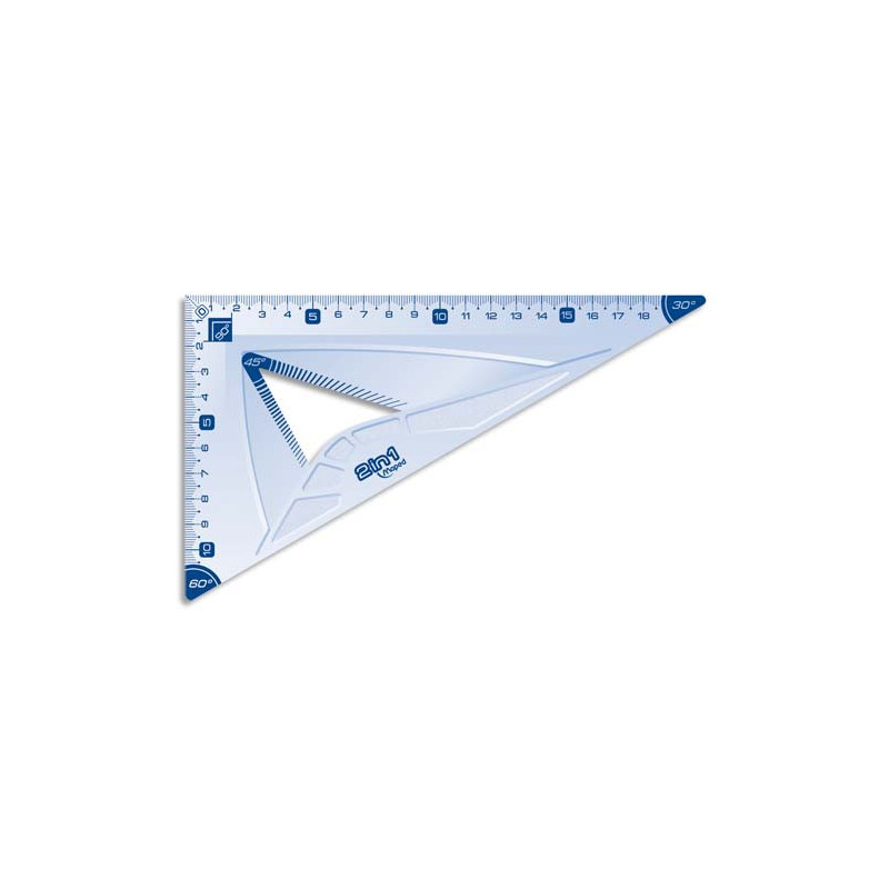 MAPED Équerre plastique 21 cm - 60° - incassable