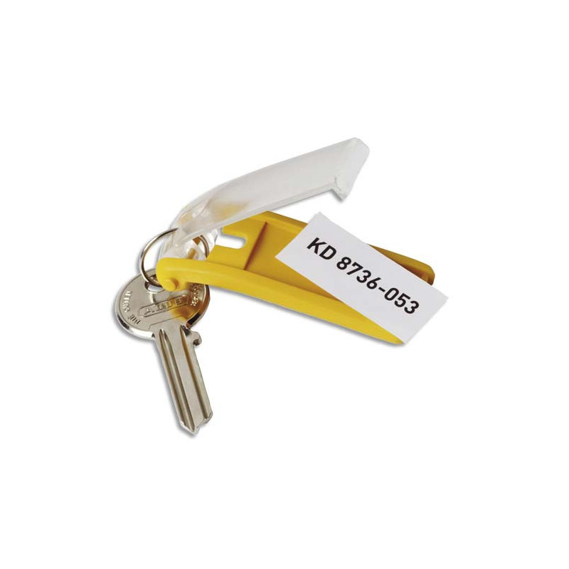 DURABLE Sachet de 6 porte-clés KEY CLIP assortis