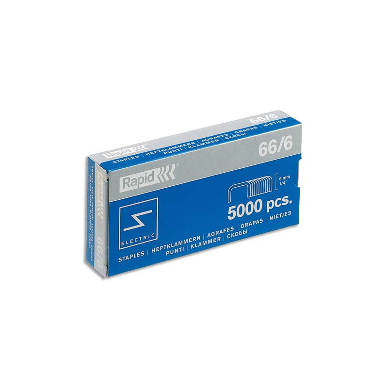 RAPID Agrafes Nº66/6 en boîte de 5000
