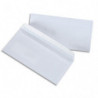 Boîte de 500 enveloppes Blanches 80g DL 110x220 mm auto-adhésives