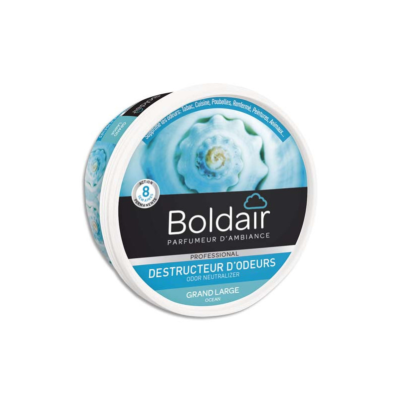 BOLDAIR Pot 300g Gel destructeur d'odeurs parfum grand large