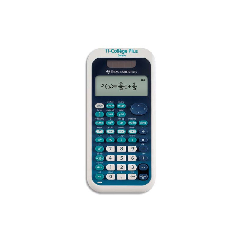 TEXAS INSTRUMENTS Calculatrice scientifique TI-College Plus COLLEGEP/TBL/1E2