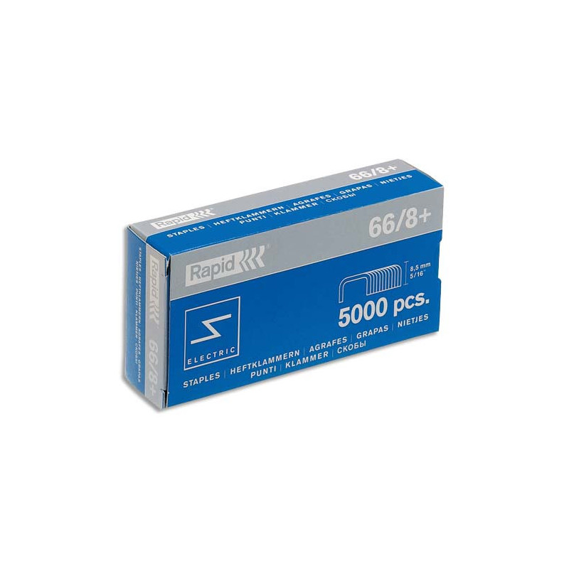 RAPID Agrafes Nº66/8 en boîte de 5000