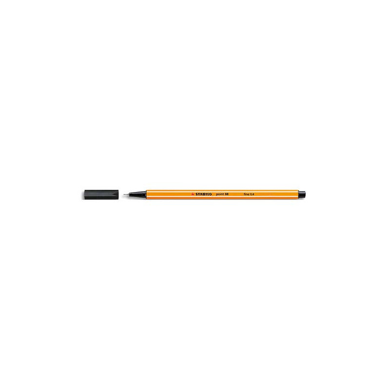 STABILO point 88 stylo-feutre pointe fine (0,4 mm) - Noir