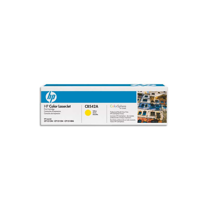 HP Cartouche Laser Jaune CB542A