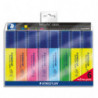 STAEDTLER Pochette de 6+2 surligneurs Textsurfer - 3 Jaune, 1 Rose, 1 Bleu, 1 Vert, 1 Orange, 1 Violet