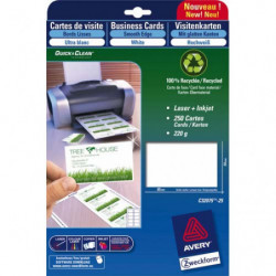 AVERY Paquet de 75 cartes...