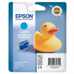 EPSON Cartouche Jet d'Encre QuickDry Cyan ''Canard'' - C13T05524010