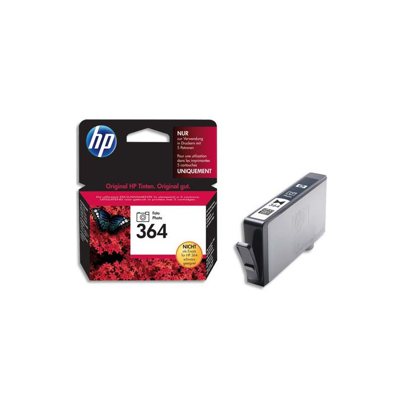 HP Cartouche Jet d'encre Noir 364 CB317EE