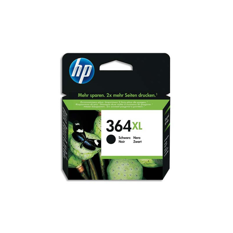 HP Cartouche Jet d'encre Noir XL 364 CN684EE