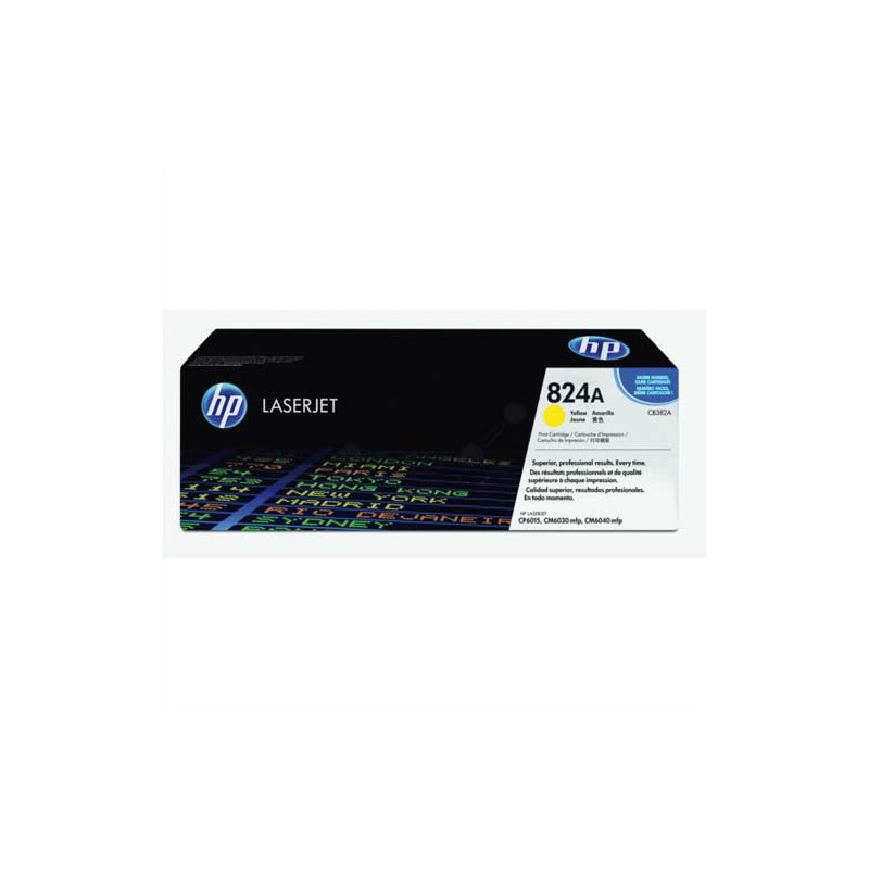 HP Cartouche Laser Jaune CB382A