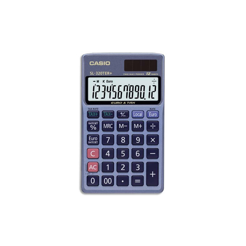 CASIO Calculatrice de poche 10 chiffres 310TER CSCALSL310TERB