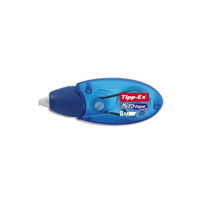 TIPP-EX Roller de correction MicroTape Twist 5 mmx8 mètres avec capuchon de protection rotatif