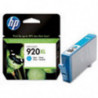 HP Cartouche Jet d'encre Cyan 920XL CD972AE