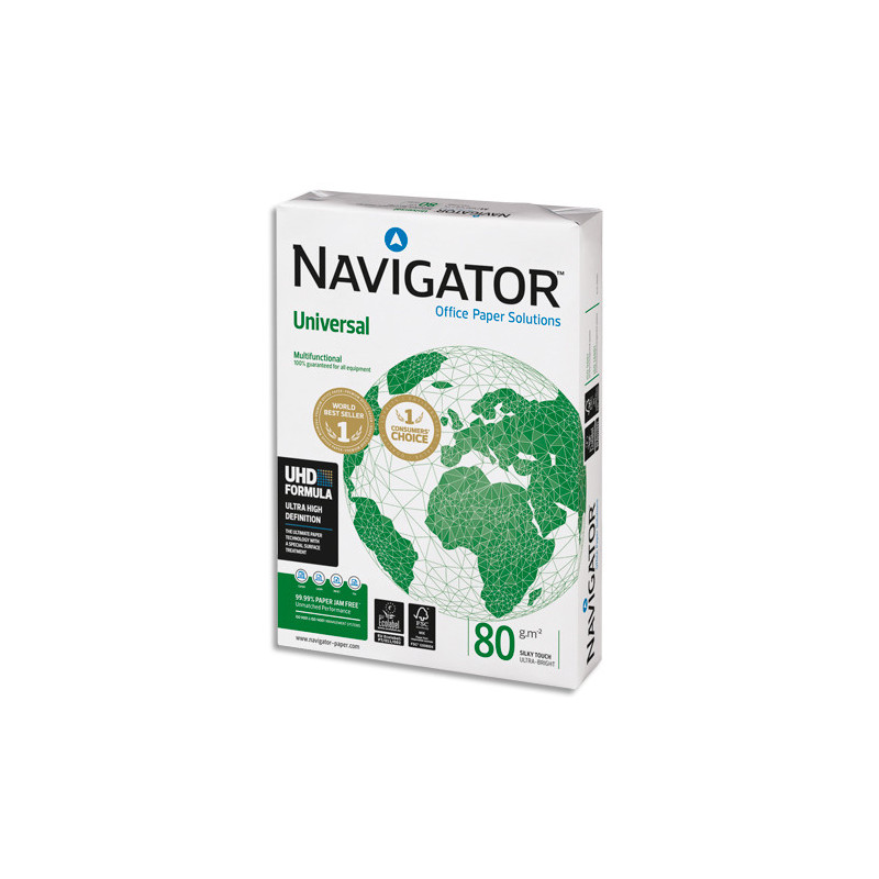 NAVIGATOR Ramette 500 feuilles papier extra Blanc Navigator Universal A4 80G CIE 169