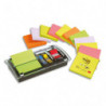 POST-IT Devidoir Millenium livré avec 12 blocs Z-Notes 76x76 mm coloris néon + 10 marque-pages standards