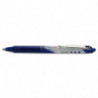 PILOT Stylo roller pointe métal rétractable 0,5 mm encre liquide Bleue V-BALL RT 05