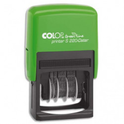 COLOP Dateur - Printer S 220 Green Line à encrage automatique. Hauteur caractères 4mm