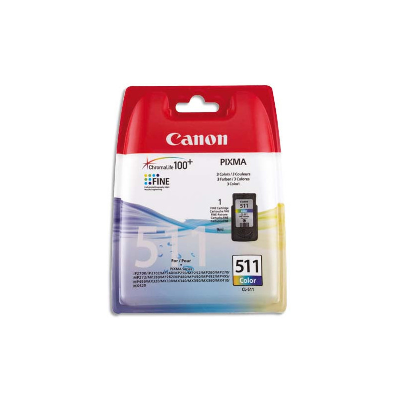 CANON Cartouche Jet d'encre couleur CL511