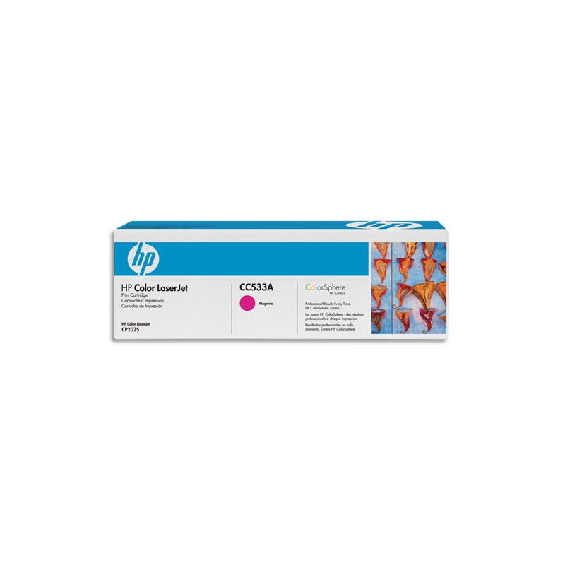 HP Cartouche Laser Magenta CC533A