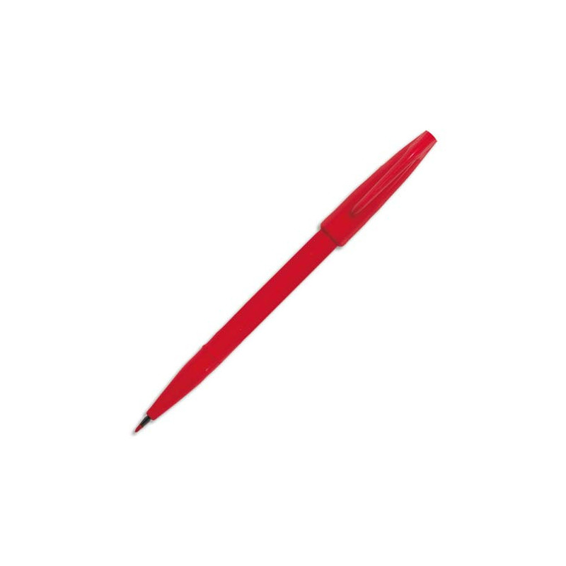 PENTEL Stylo feutre pointe en Acrylique largeur de trait 0,8 mm encre Rouge SIGN PEN S520