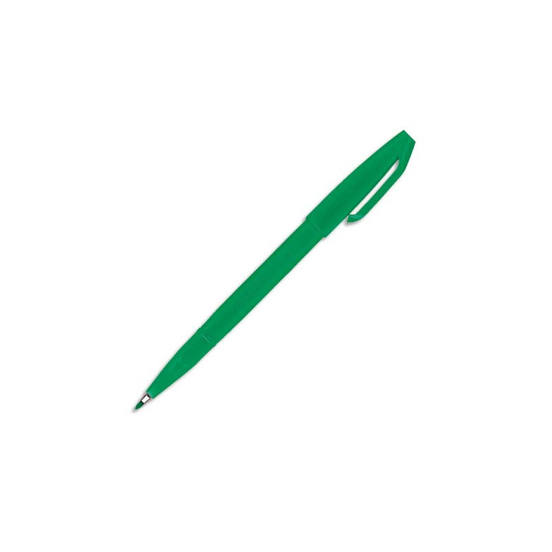 PENTEL Stylo feutre pointe en Acrylique largeur de trait 0,8 mm encre Verte SIGN PEN S520