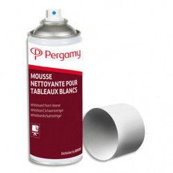 PERGAMY Spray mousse nettoyante pour tableaux Blancs. Contenance 400 ml