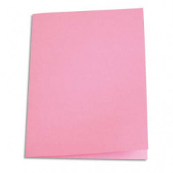 PERGAMY Paquet de 100 chemises carte 170 grammes coloris Rose